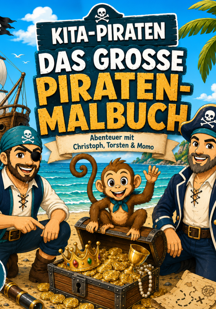 Malbuch Kita Piraten